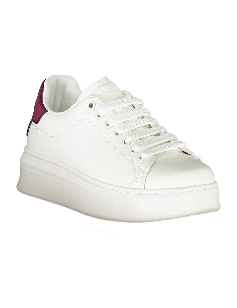 Ténis Senhora Branco e Vermelho